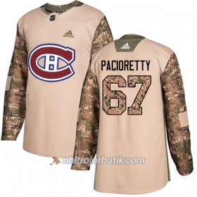 Män Ishockey Montreal Canadiens Tröja Max Pacioretty 67 Adidas 2017-2018 Camo Veterans Day Practice Authentic